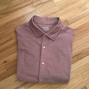 UNTUCKit Men's Button Down Shirt - Light Pink